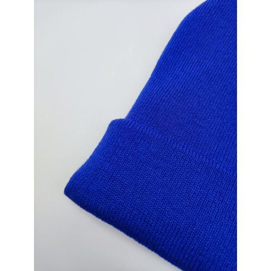 Versatile Embroidery Knit Woollen Hat Versatile Embroidery Knit Woollen Hat