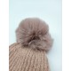Add A Fluffy Ball Knit Cap Add A Fluffy Ball Knit Cap